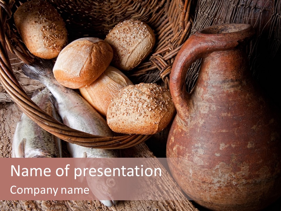 Still Life Jar Religion PowerPoint Template