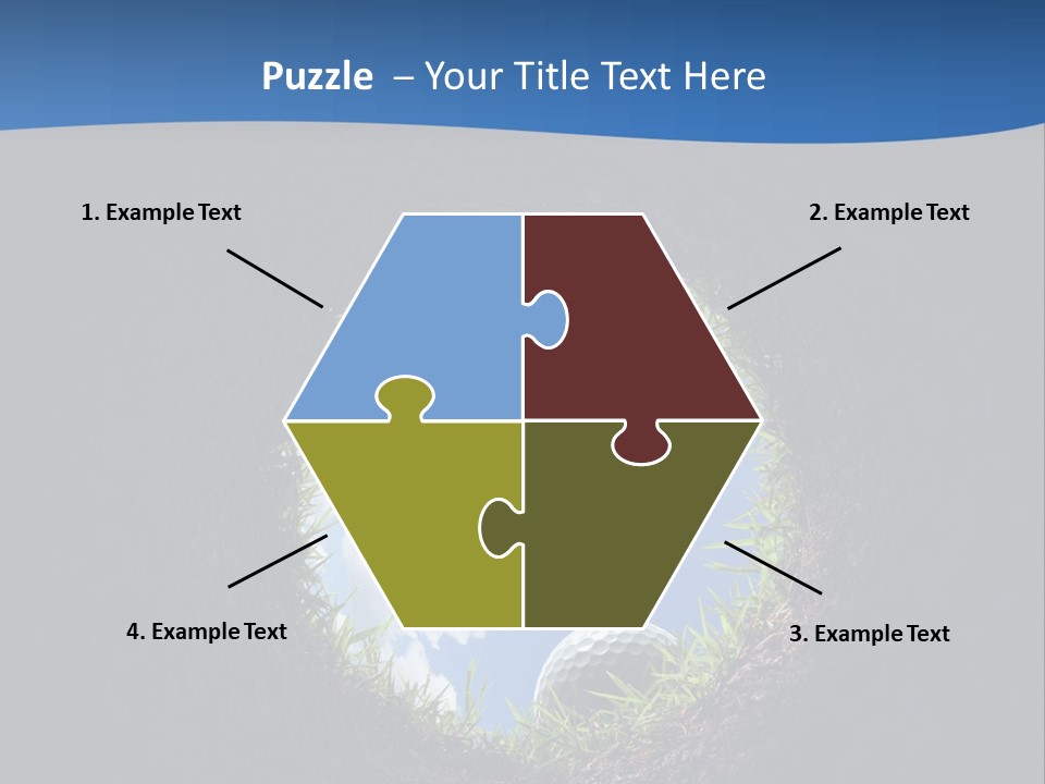 Frustration Inside Grass PowerPoint Template