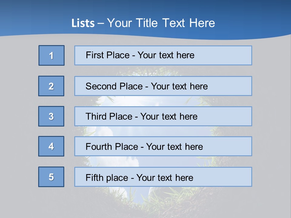Frustration Inside Grass PowerPoint Template