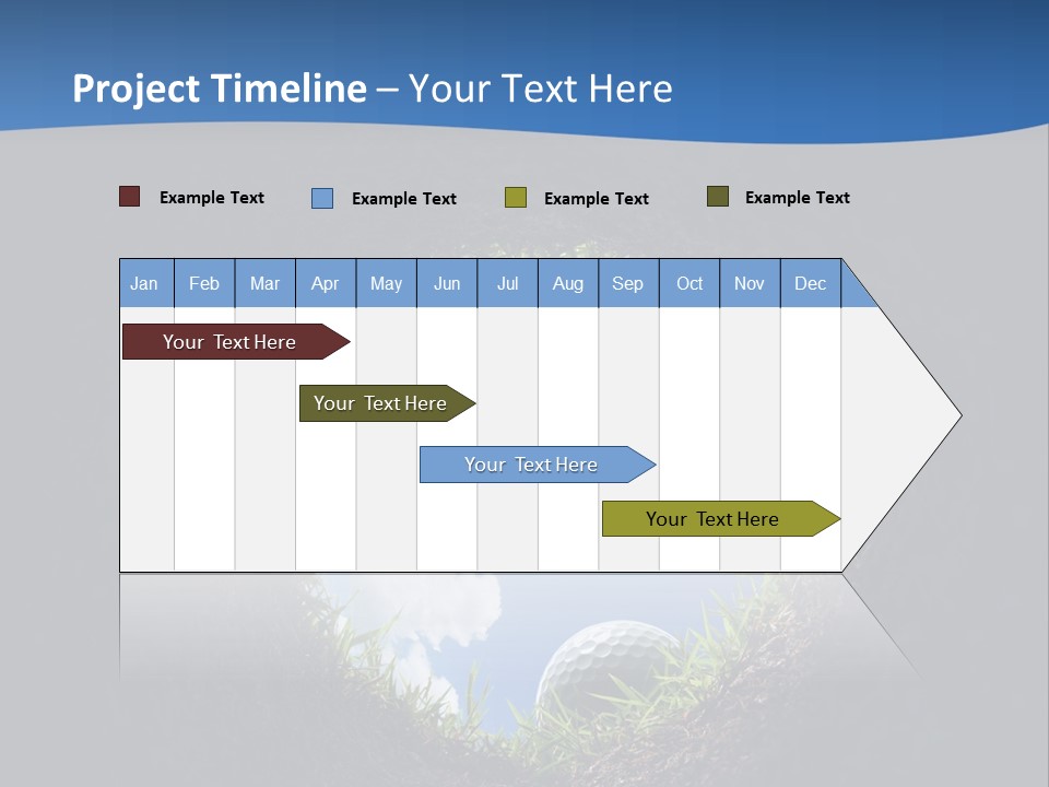 Frustration Inside Grass PowerPoint Template
