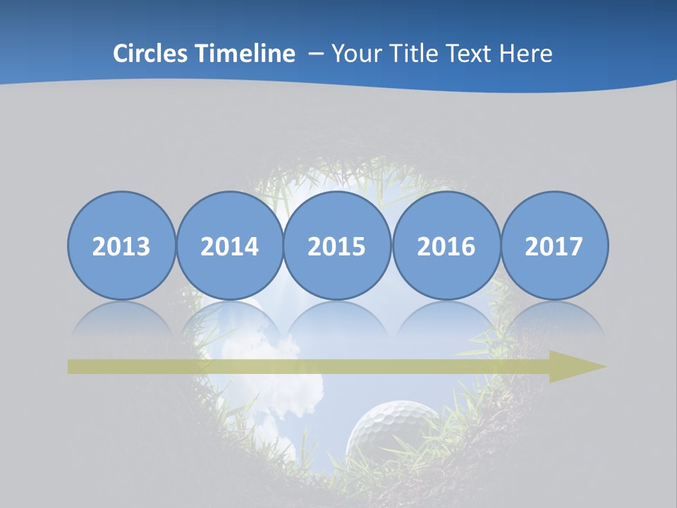 Frustration Inside Grass PowerPoint Template