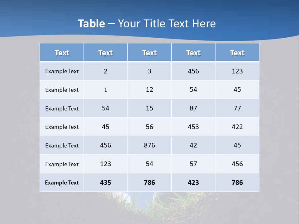Frustration Inside Grass PowerPoint Template