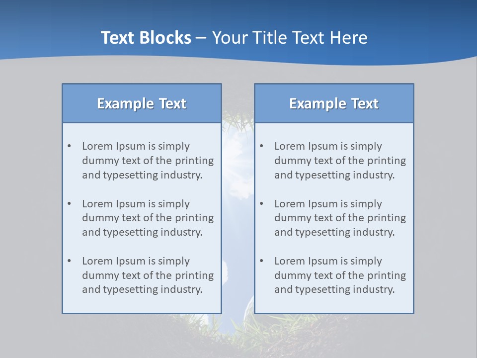 Frustration Inside Grass PowerPoint Template
