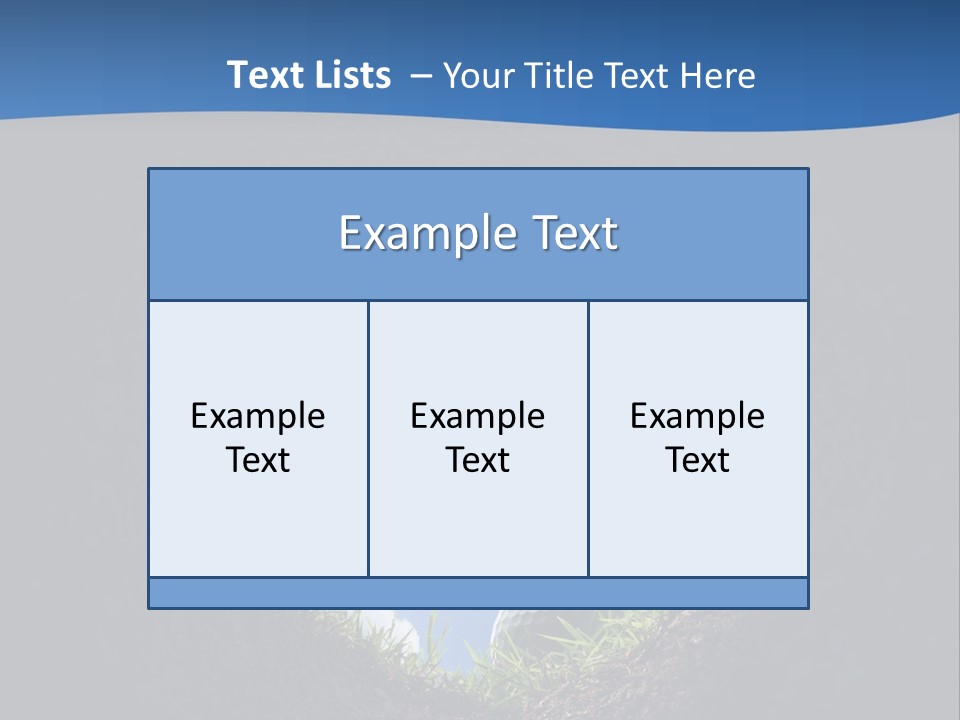 Frustration Inside Grass PowerPoint Template