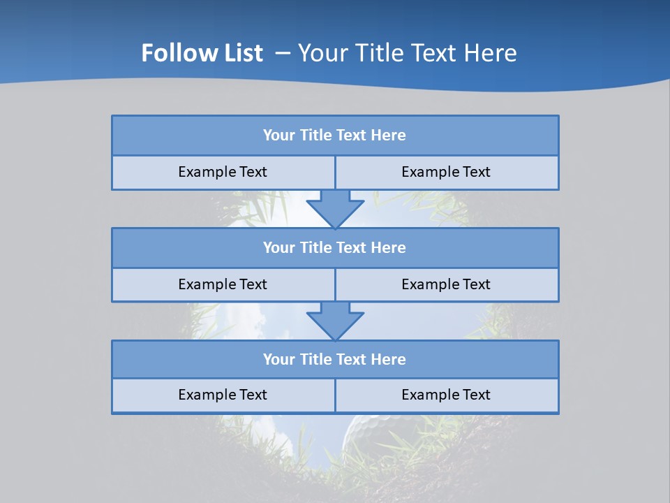 Frustration Inside Grass PowerPoint Template