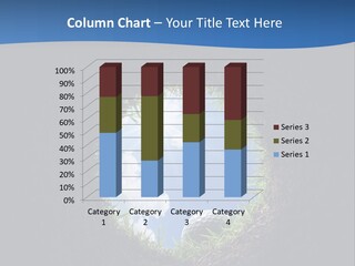 Frustration Inside Grass PowerPoint Template