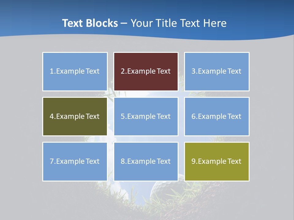Frustration Inside Grass PowerPoint Template