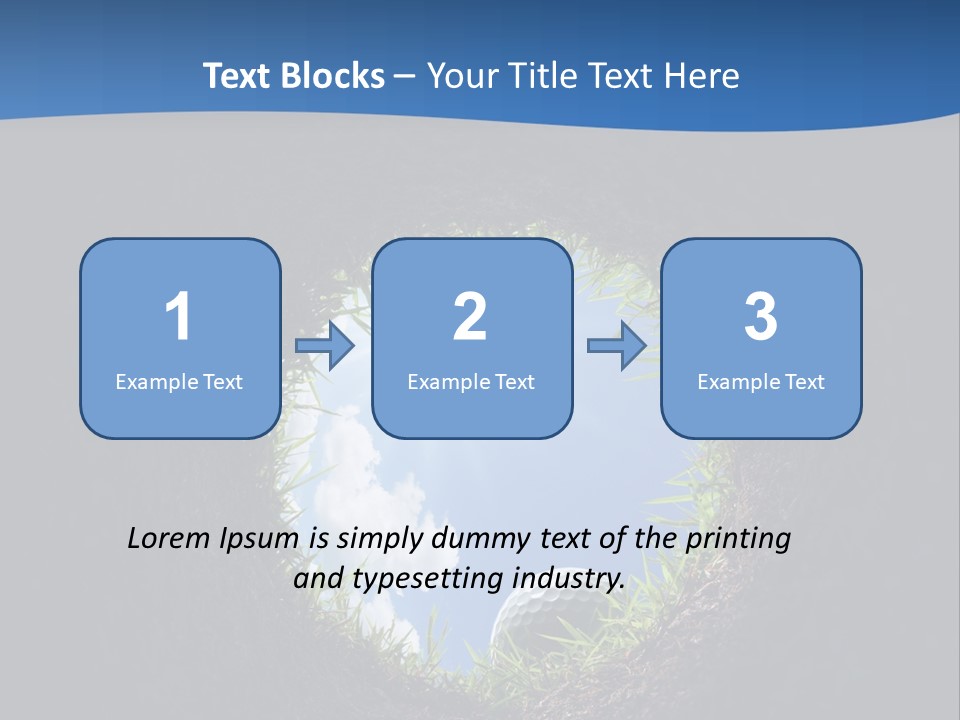 Frustration Inside Grass PowerPoint Template