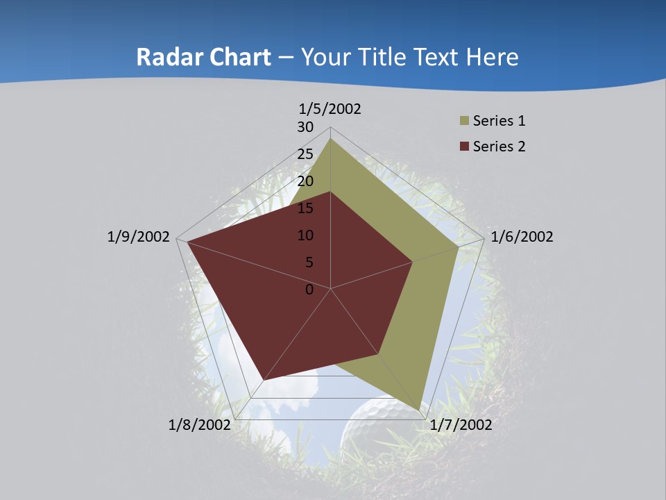 Frustration Inside Grass PowerPoint Template