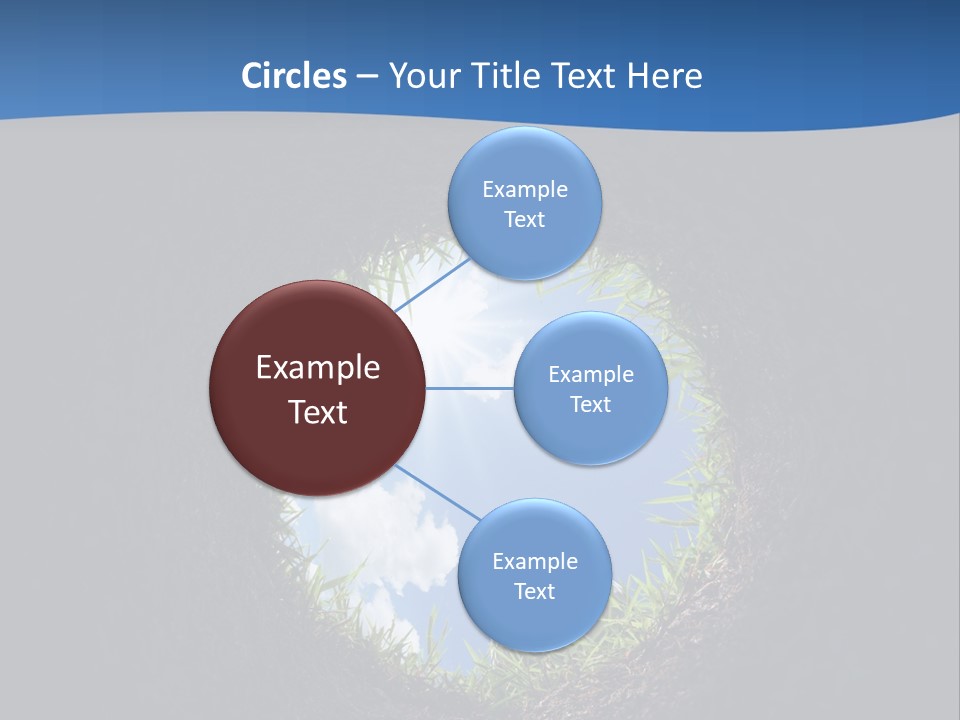 Frustration Inside Grass PowerPoint Template