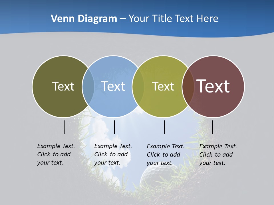 Frustration Inside Grass PowerPoint Template