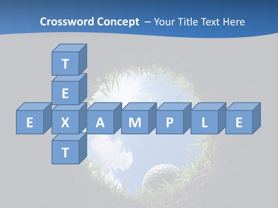 Frustration Inside Grass PowerPoint Template