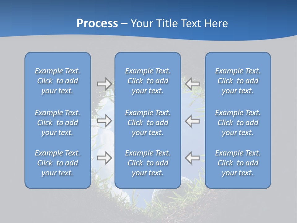 Frustration Inside Grass PowerPoint Template