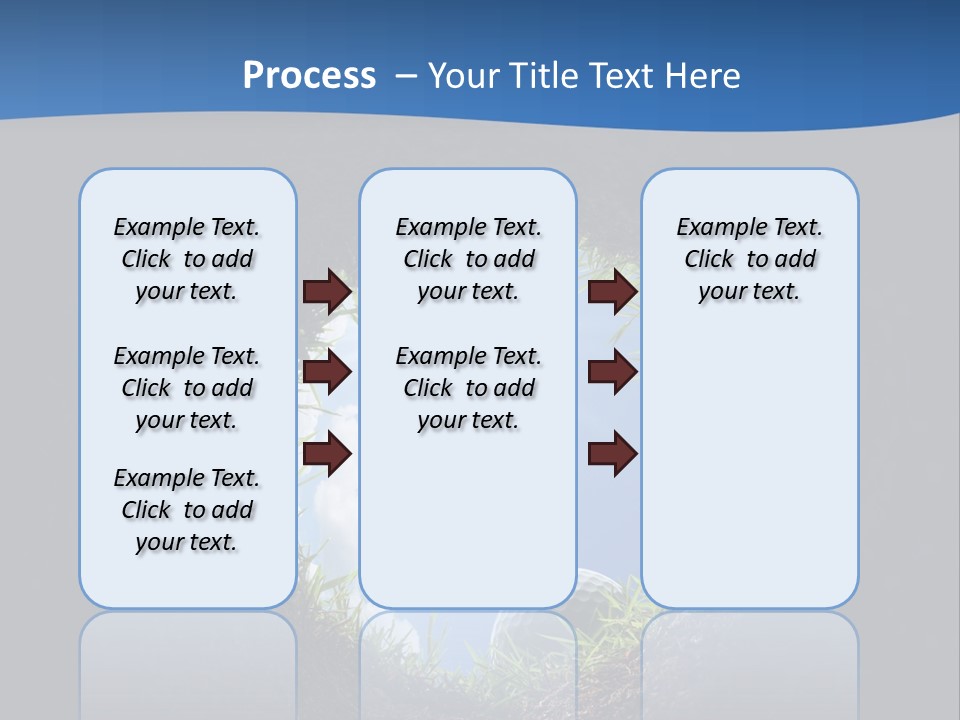 Frustration Inside Grass PowerPoint Template
