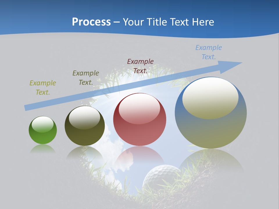 Frustration Inside Grass PowerPoint Template