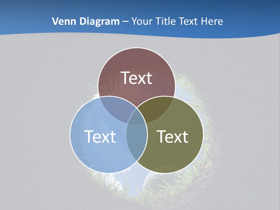 Frustration Inside Grass PowerPoint Template
