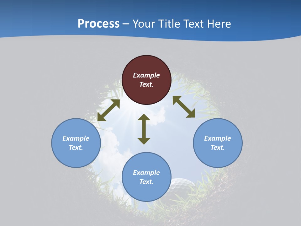 Frustration Inside Grass PowerPoint Template