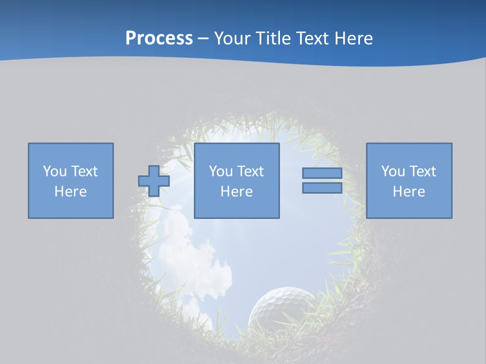 Frustration Inside Grass PowerPoint Template