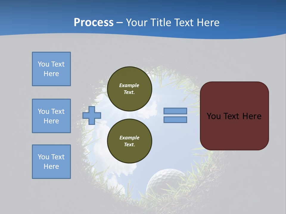 Frustration Inside Grass PowerPoint Template