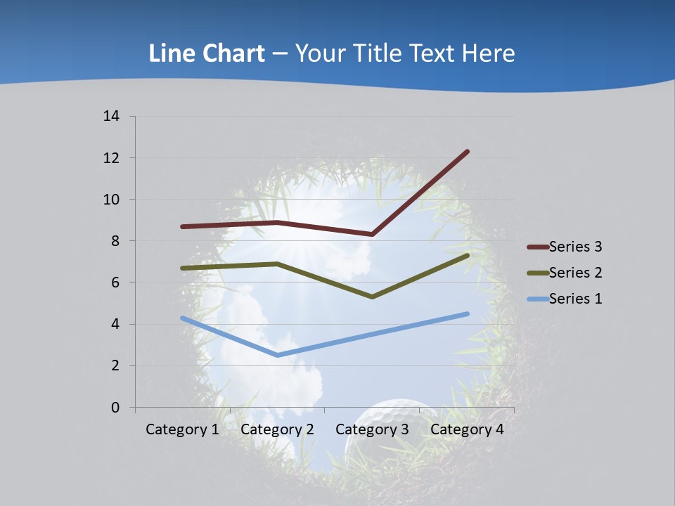 Frustration Inside Grass PowerPoint Template