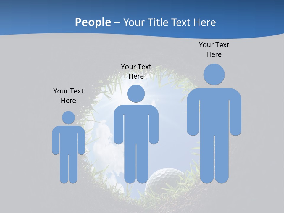 Frustration Inside Grass PowerPoint Template