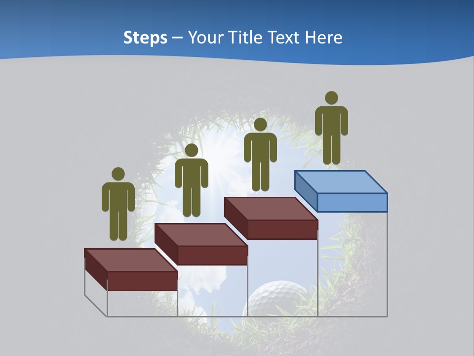 Frustration Inside Grass PowerPoint Template