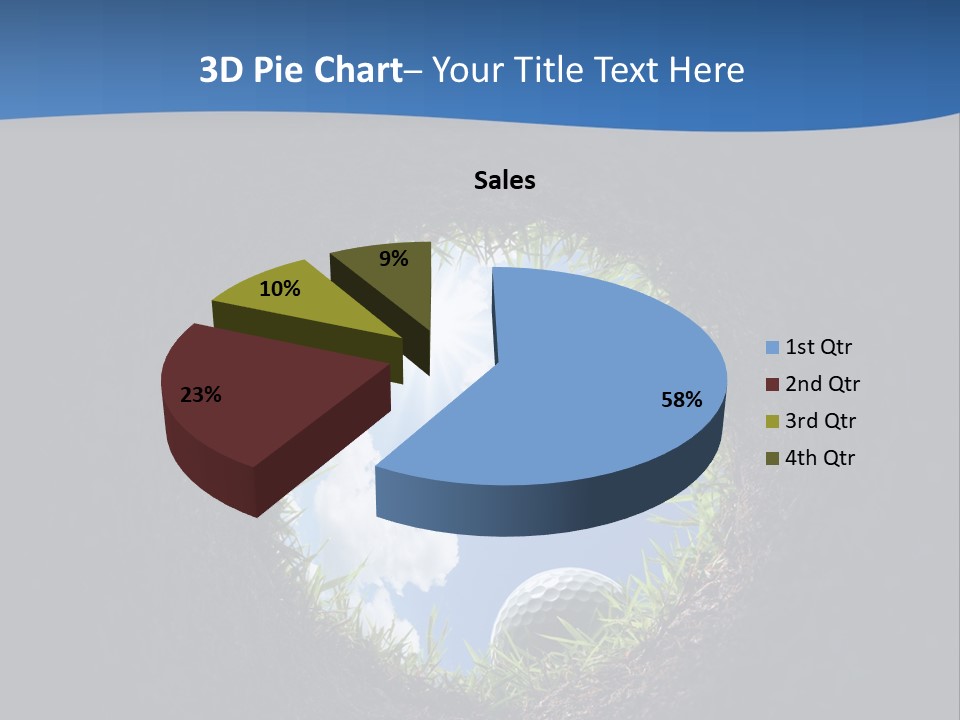 Frustration Inside Grass PowerPoint Template