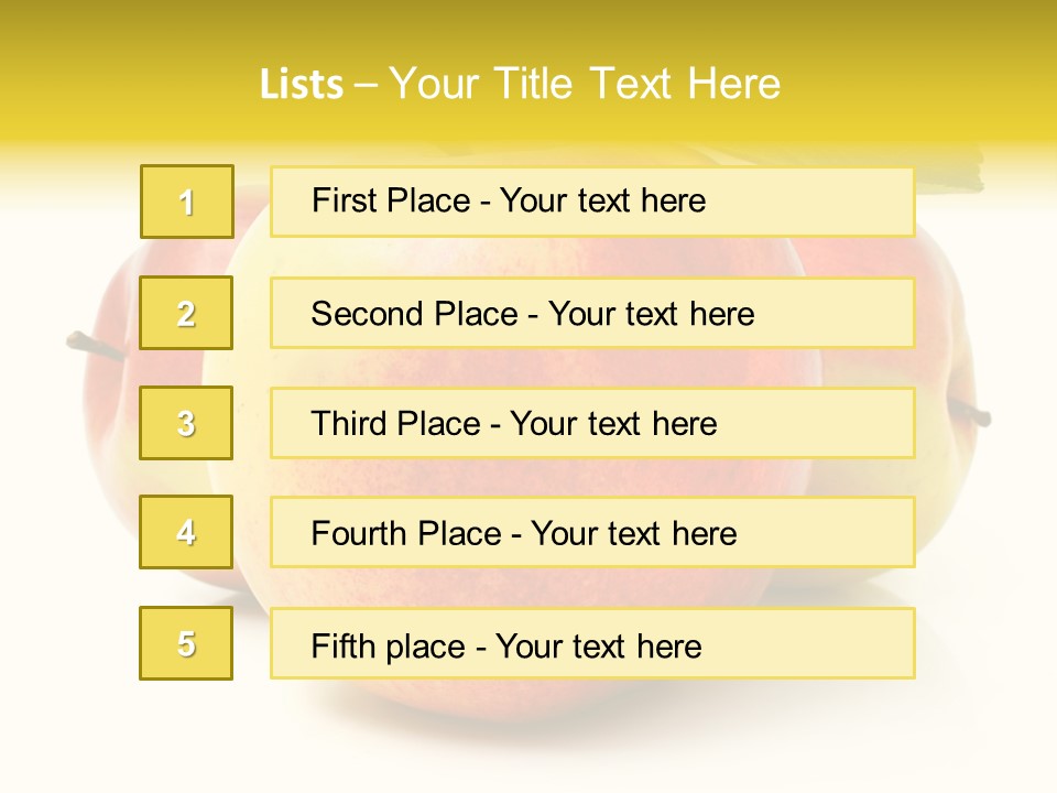 Background Still Life Healthy PowerPoint Template