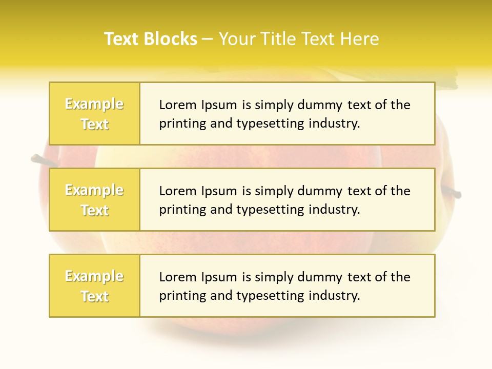 Background Still Life Healthy PowerPoint Template