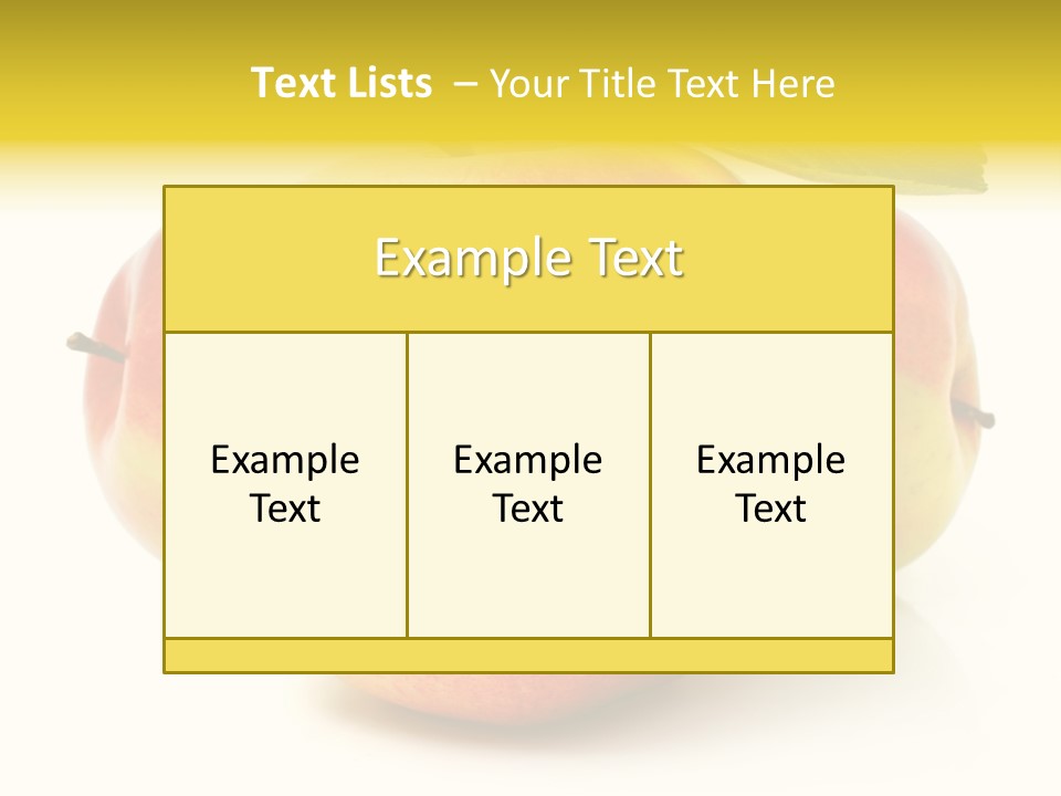Background Still Life Healthy PowerPoint Template