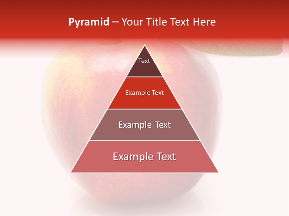 Healthy Leaf Apple PowerPoint Template