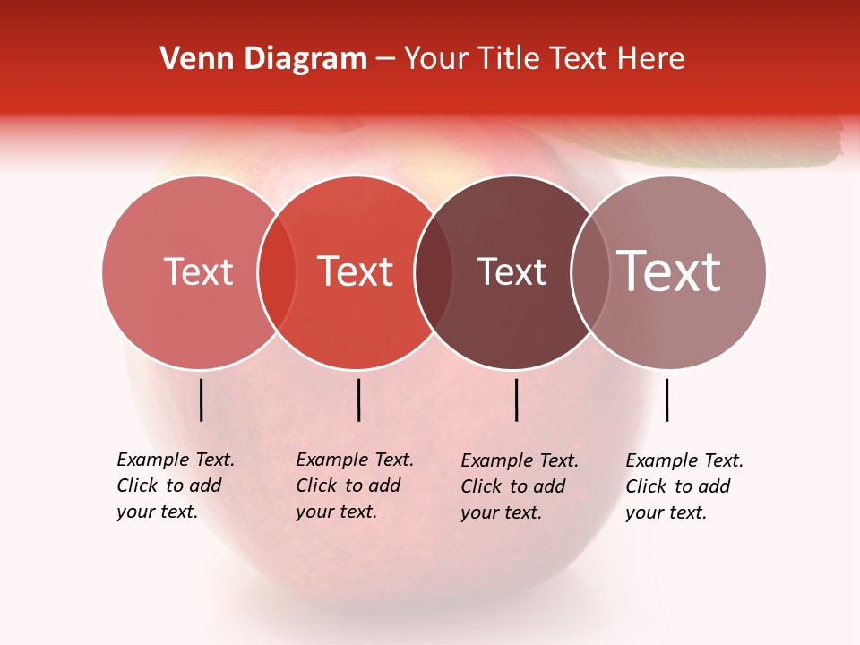 Healthy Leaf Apple PowerPoint Template