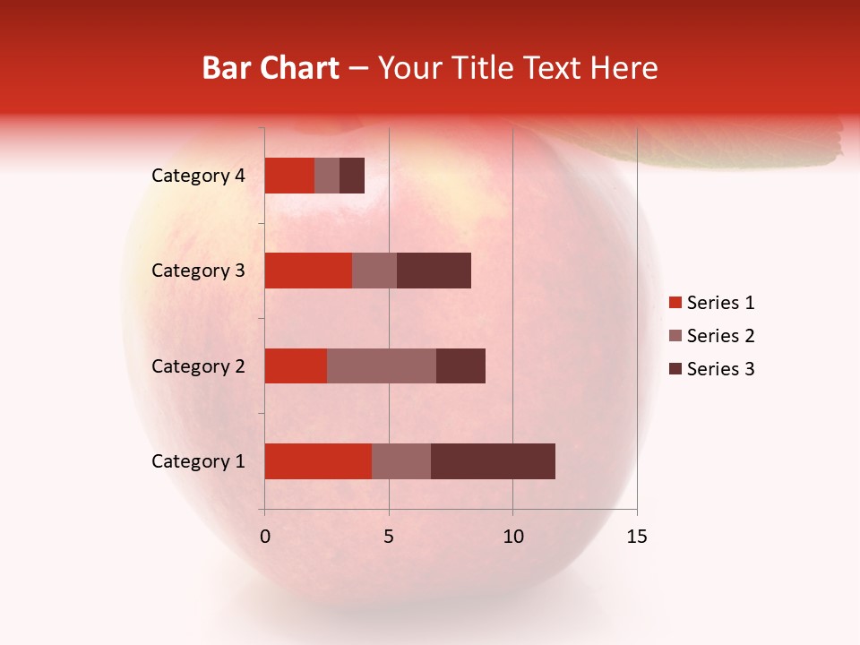 Healthy Leaf Apple PowerPoint Template