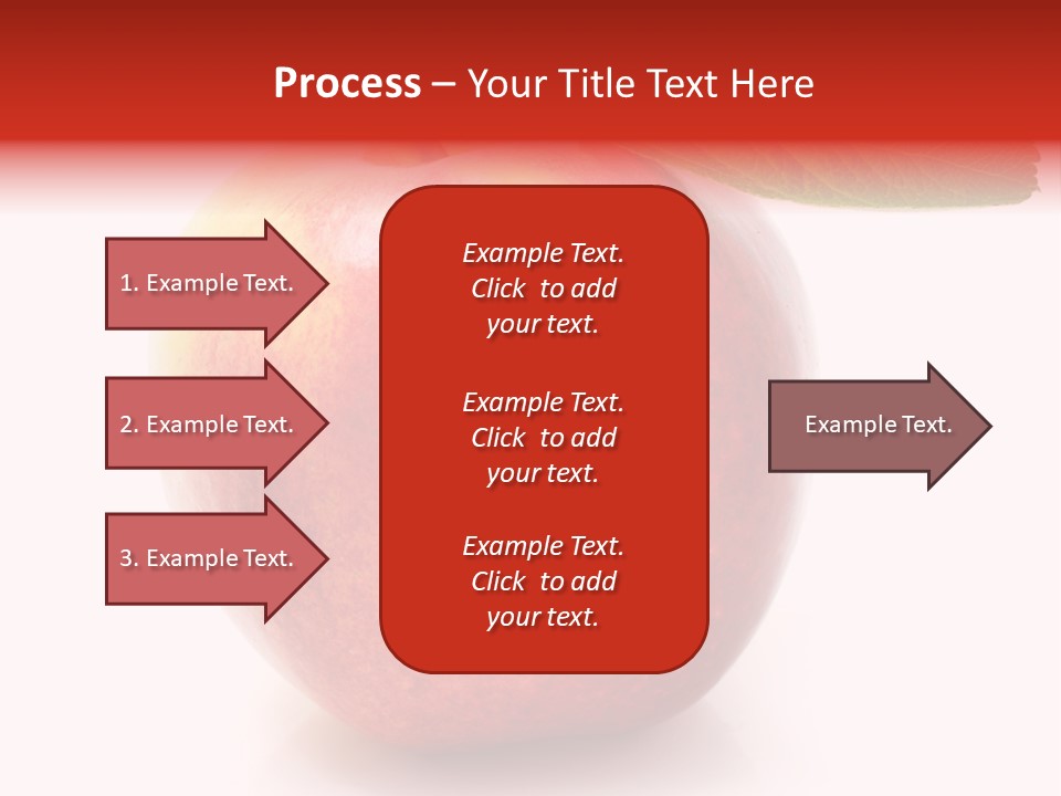 Healthy Leaf Apple PowerPoint Template