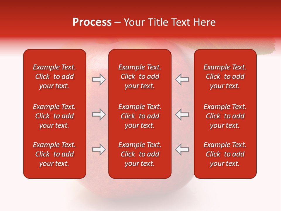 Healthy Leaf Apple PowerPoint Template