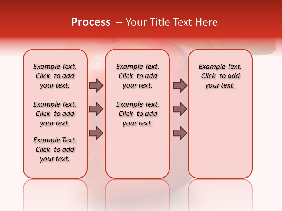 Healthy Leaf Apple PowerPoint Template
