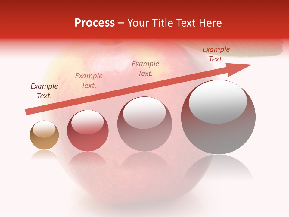 Healthy Leaf Apple PowerPoint Template