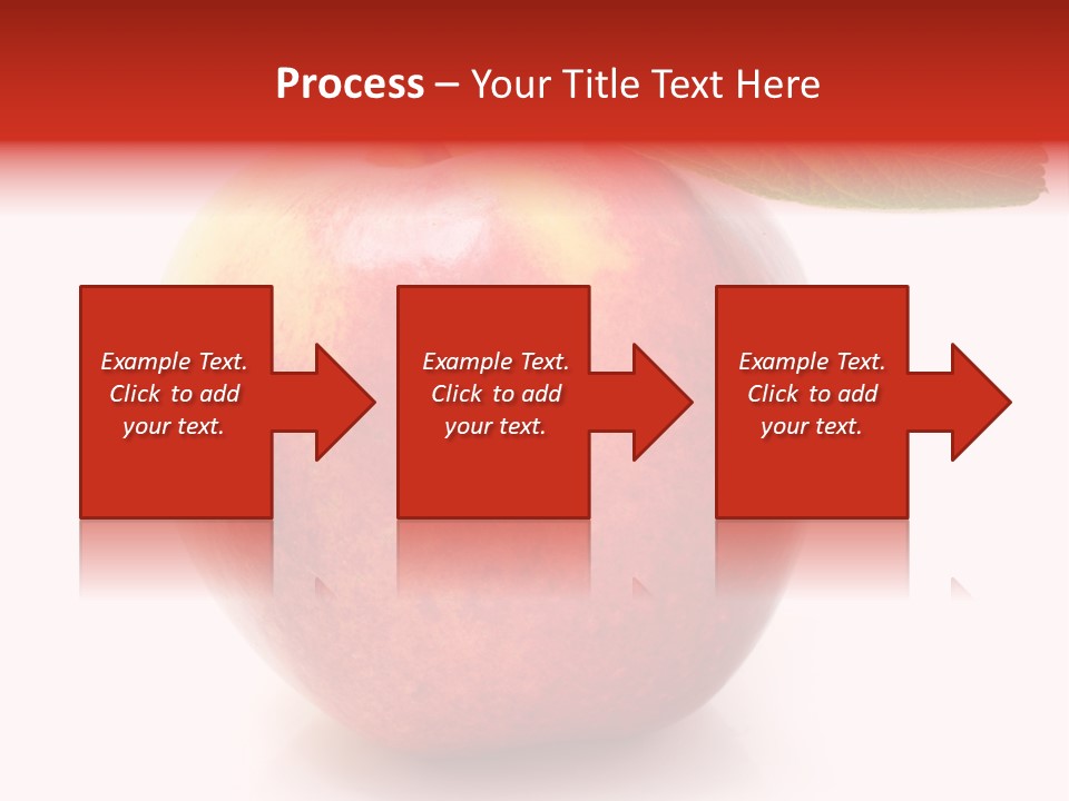 Healthy Leaf Apple PowerPoint Template