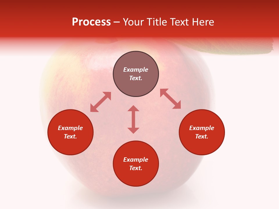Healthy Leaf Apple PowerPoint Template