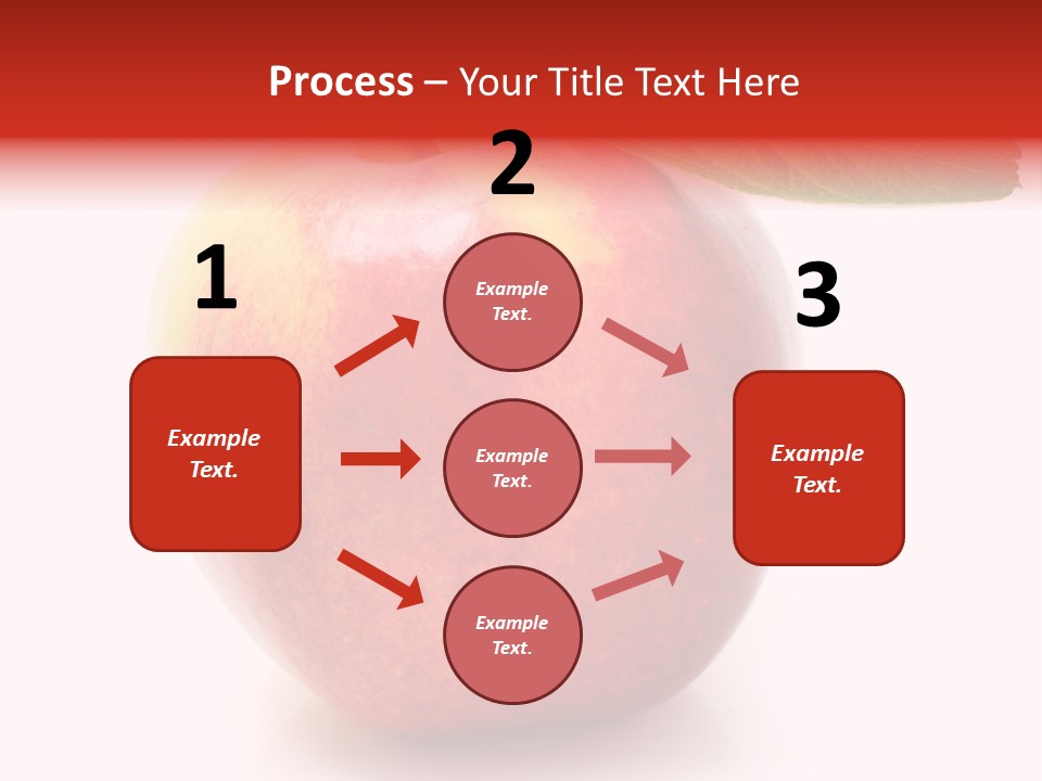 Healthy Leaf Apple PowerPoint Template