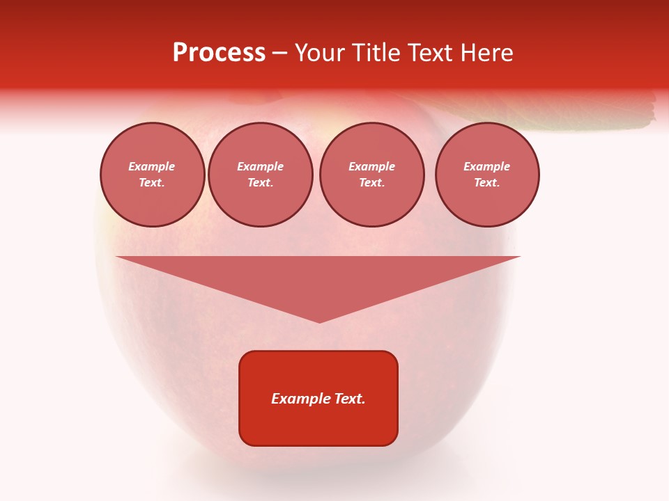 Healthy Leaf Apple PowerPoint Template