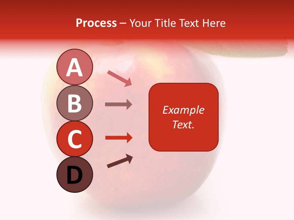 Healthy Leaf Apple PowerPoint Template