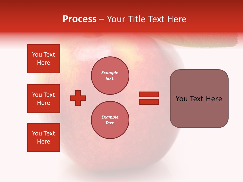 Healthy Leaf Apple PowerPoint Template