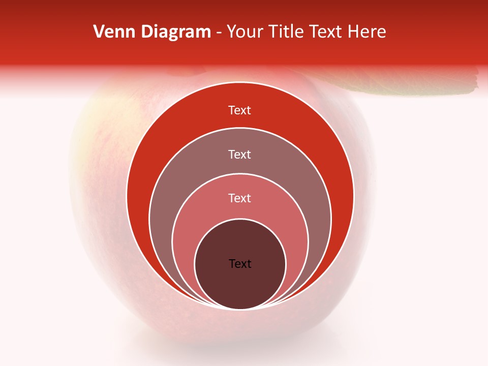 Healthy Leaf Apple PowerPoint Template