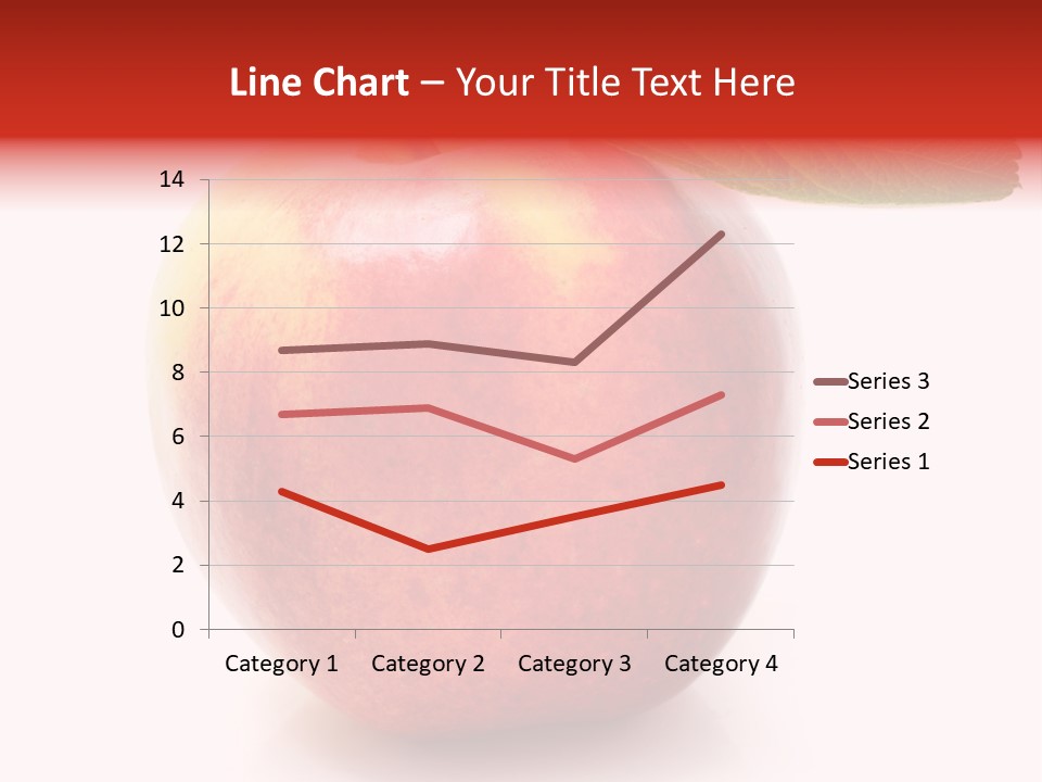 Healthy Leaf Apple PowerPoint Template