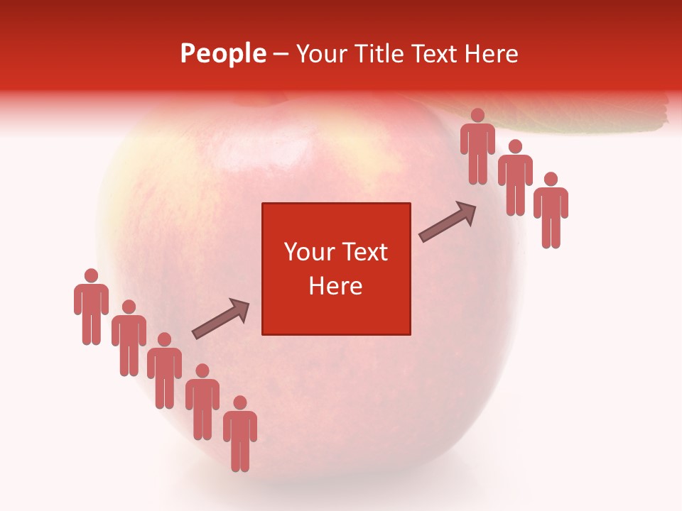 Healthy Leaf Apple PowerPoint Template