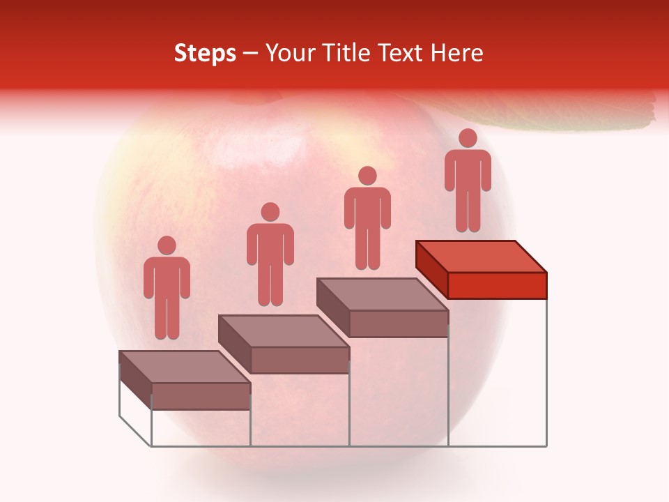 Healthy Leaf Apple PowerPoint Template