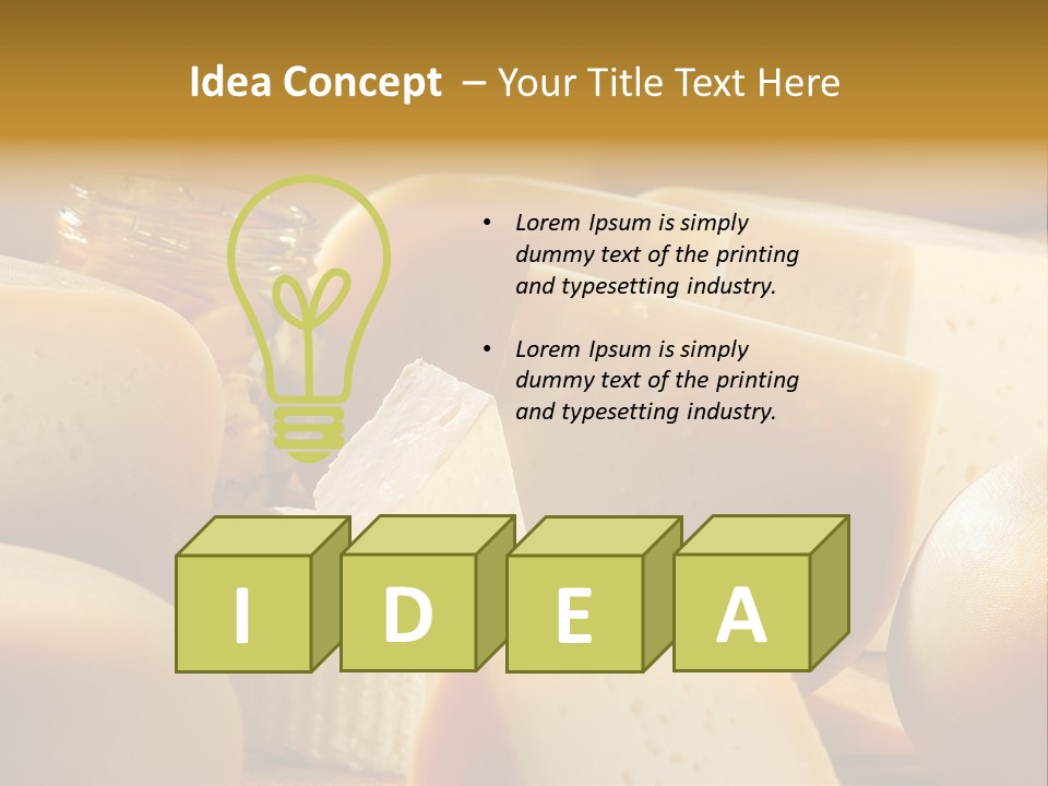 Five Fragility Bud PowerPoint Template