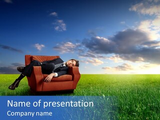 Field Live Cloud PowerPoint Template