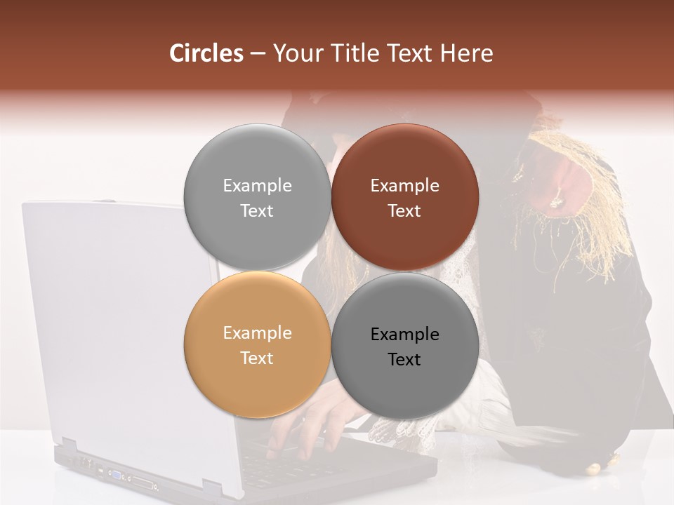 Indoor Screen Head PowerPoint Template